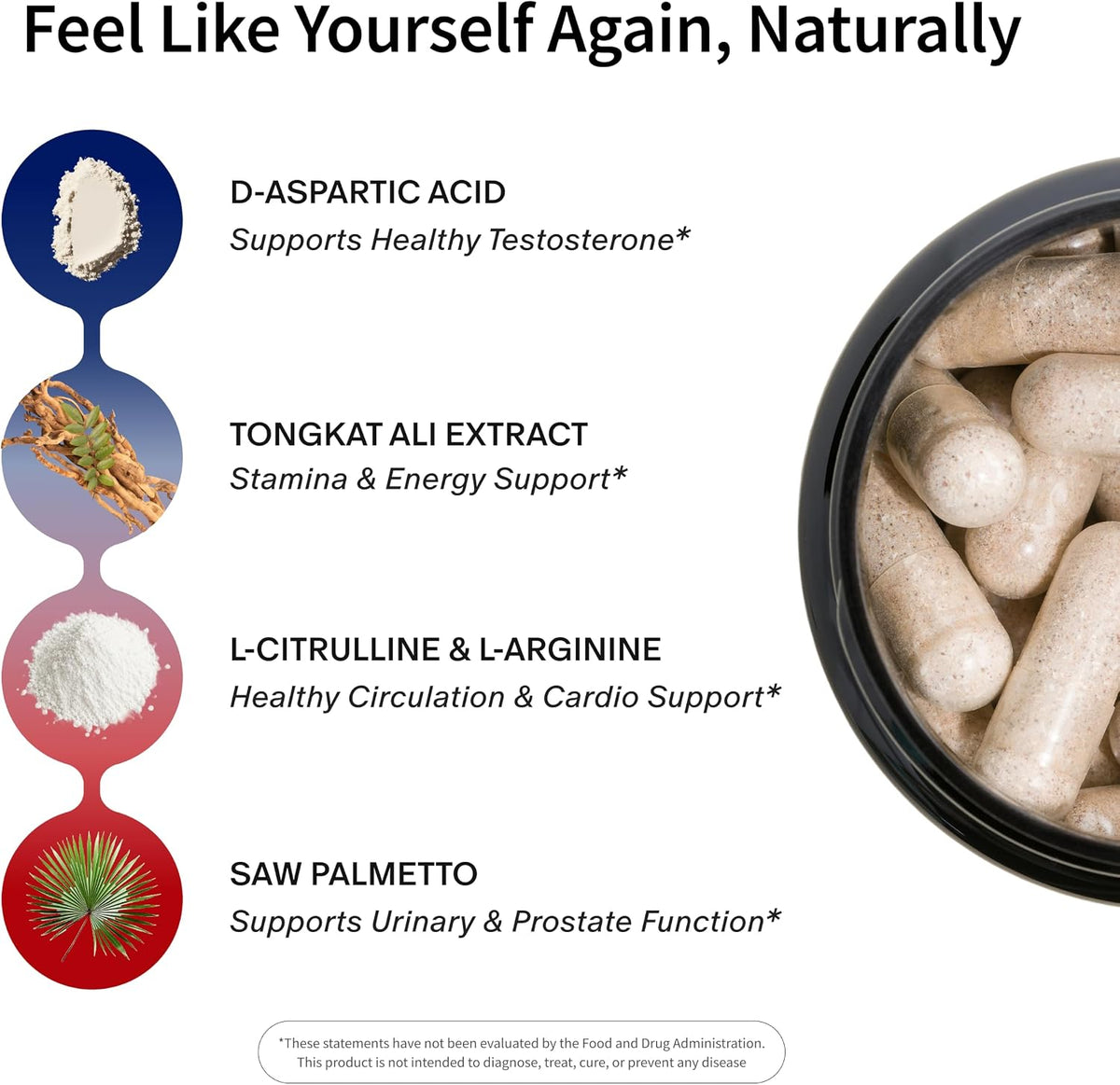 Snap Supplements Big Boy Bundle, Daily Men's Health Support, 90 Caps. Each | Includes Prostate Health with Saw Palmetto for Men, Testo Booster for Men & Nitric Oxide Booster, Vegan, Non-GMO, Gluten-Free