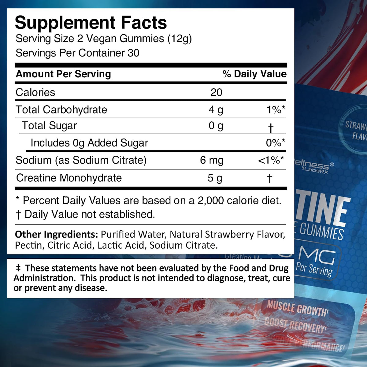 WELLNESS LABSRX NAD Capsules with Creatine Gummies | Bundle