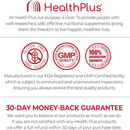 Health Plus Herbal Detox+ (10-Day Cleanse) 40 Capsules, 20 Servings | Herbal 10-day cleanse formula; supports the body's natural detoxification processes and everyday digestive wellness