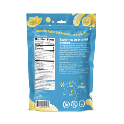 Organika Daily Electrolytes Powder Variety Pack with Vitamin C & Prebiotic Fiber – 21 Single-Serve Sachets (Lemonade, Raspberry, Pineapple Passion Fruit), Sugar-Free, Caffeine-Free