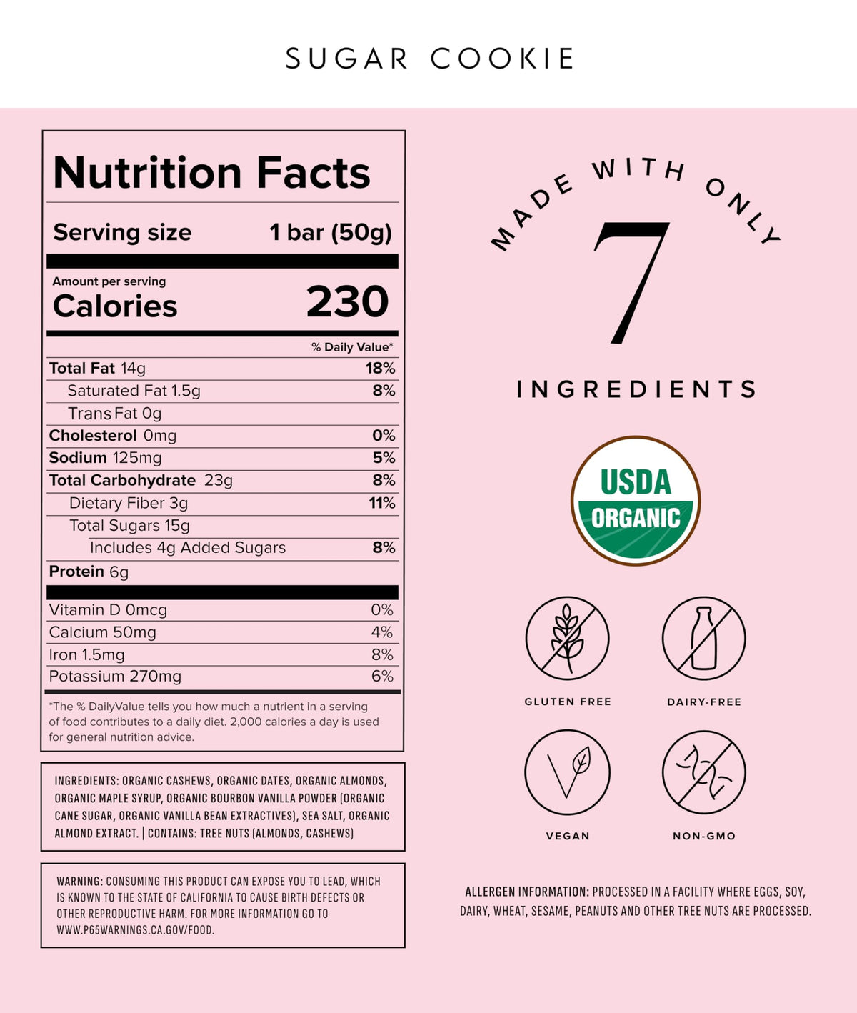 Truvani Plant Based Snack Bars | Variety | 12 Pack | Vegan | 5-8g Protein | USDA Organic and Vegan | Dairy, Soy, and Gluten Free | Individually Wrapped
