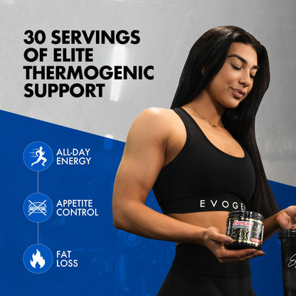 Evogen Evoburn Thermogenic | Mango | 30 Servings | MitoBurn, InnoSlim and ProGBB with caffeine, L-tyrosine, cocoa extract, DMAE and AdvantraZ for energy, focus and metabolism