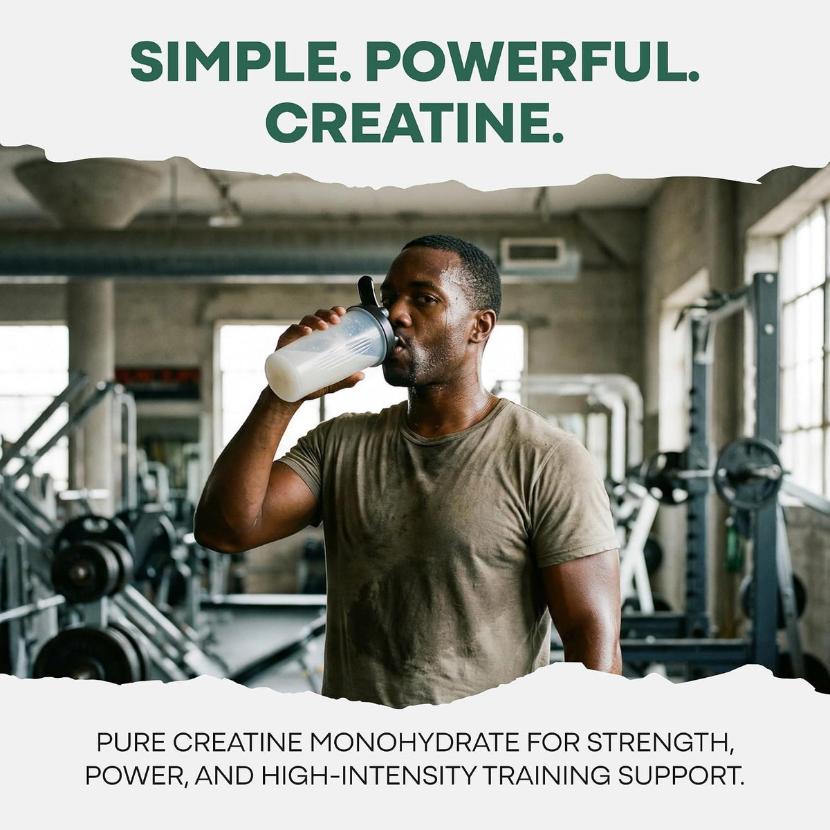 Wild Foods 100% Creatine Monohydrate Powder Packets - 20 Packets - for Brain & Performance – Pure Creatine Travel Packs for Men & Women, USA Made– 5g Creatina Per Serving