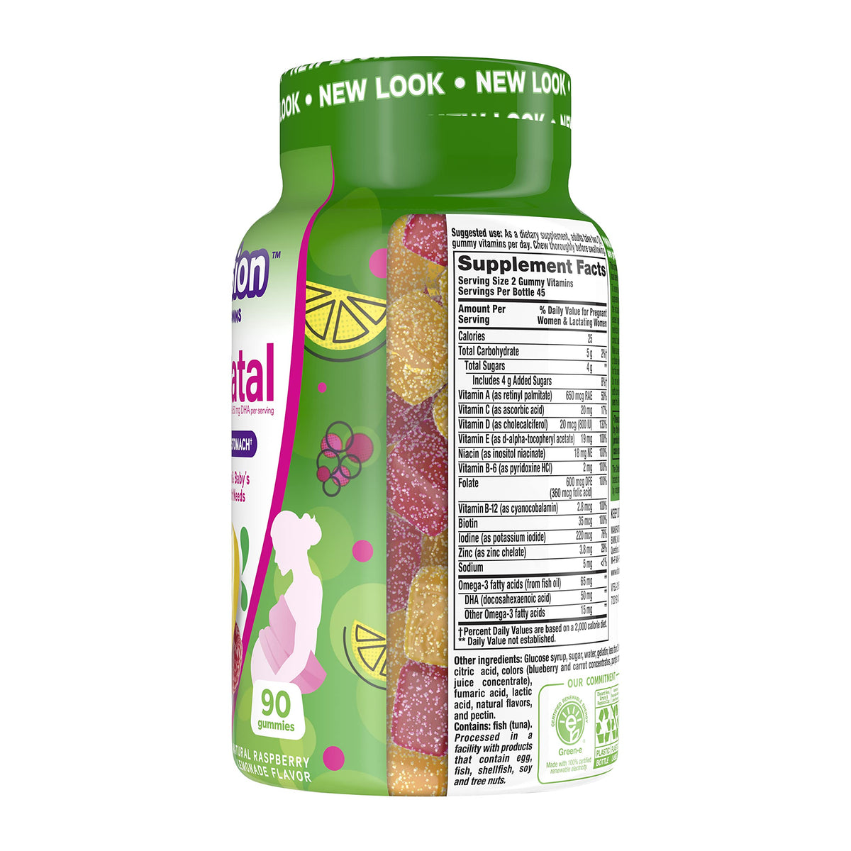 Vitafusion PreNatal Multi Vitamins, 90 Gummies each (Value Pack of 2)