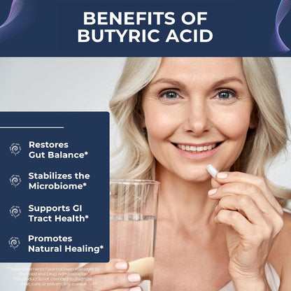 Tesseract Medical Research ProButyrate Gut Health Supplement, Butyric Acid Complex & TetraCumin SR Joint Support Supplement, Sustained Release