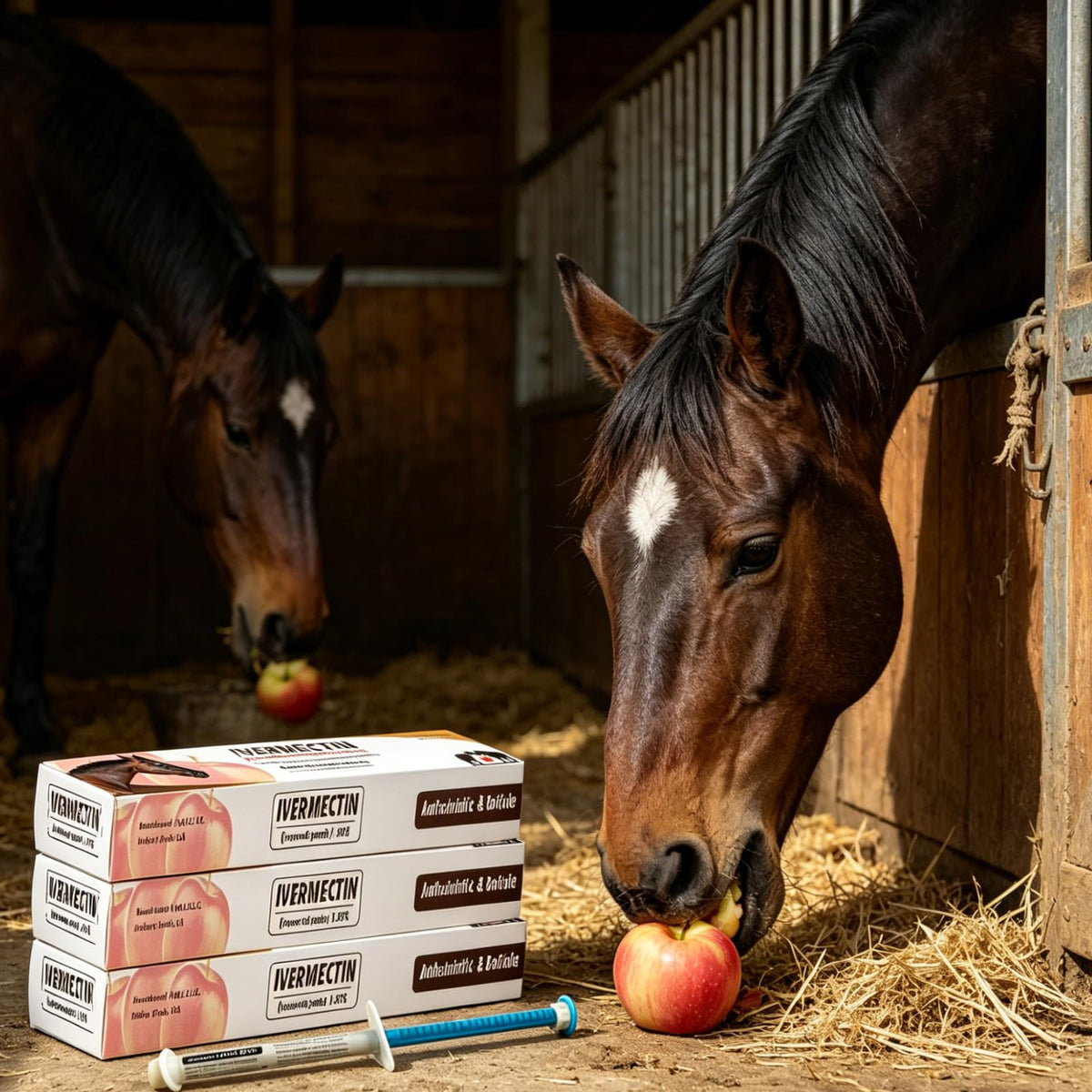 Paste for Horse 1.87% – 6.08g Tube Apple Flavored for Horses Only - 3 Pack