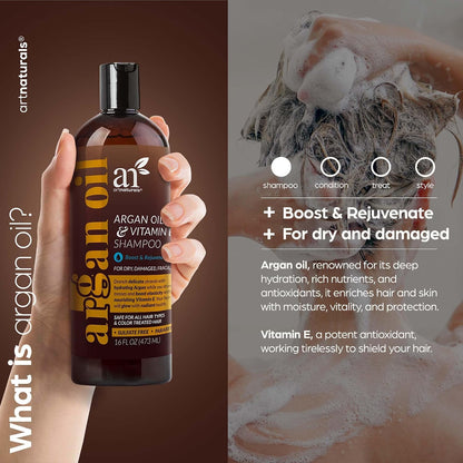 ArtNaturals Argan Hair Growth Shampoo, 16 fl oz