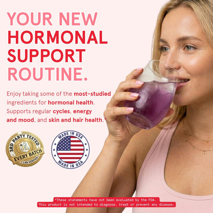 Peach Perfect Inositol Multivitamin – Myo-Inositol & D-Chiro 40:1 Blend, Omega-3, Vitamin D3, Magnesium, Zinc – Supports Women’s Health, Mood, Energy, Supplement – 30 SVG