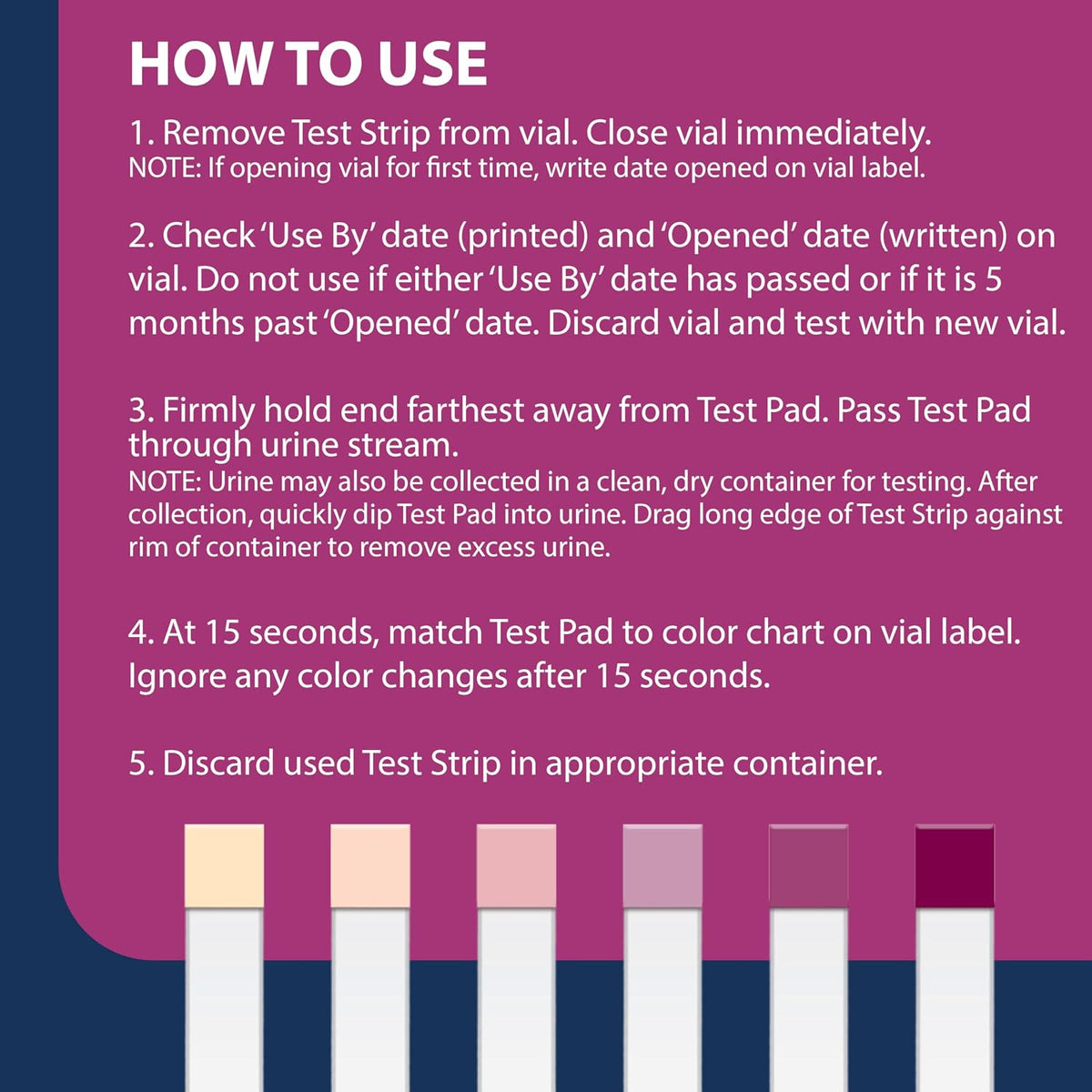 TRUEplus Ketone Test Strips, Urinalysis Test Sticks, 100 Count | Checks for Ketones in Urine, Fast and Easy Testing at Home, Ideal for Low-Carb Dieters and People with Diabetes