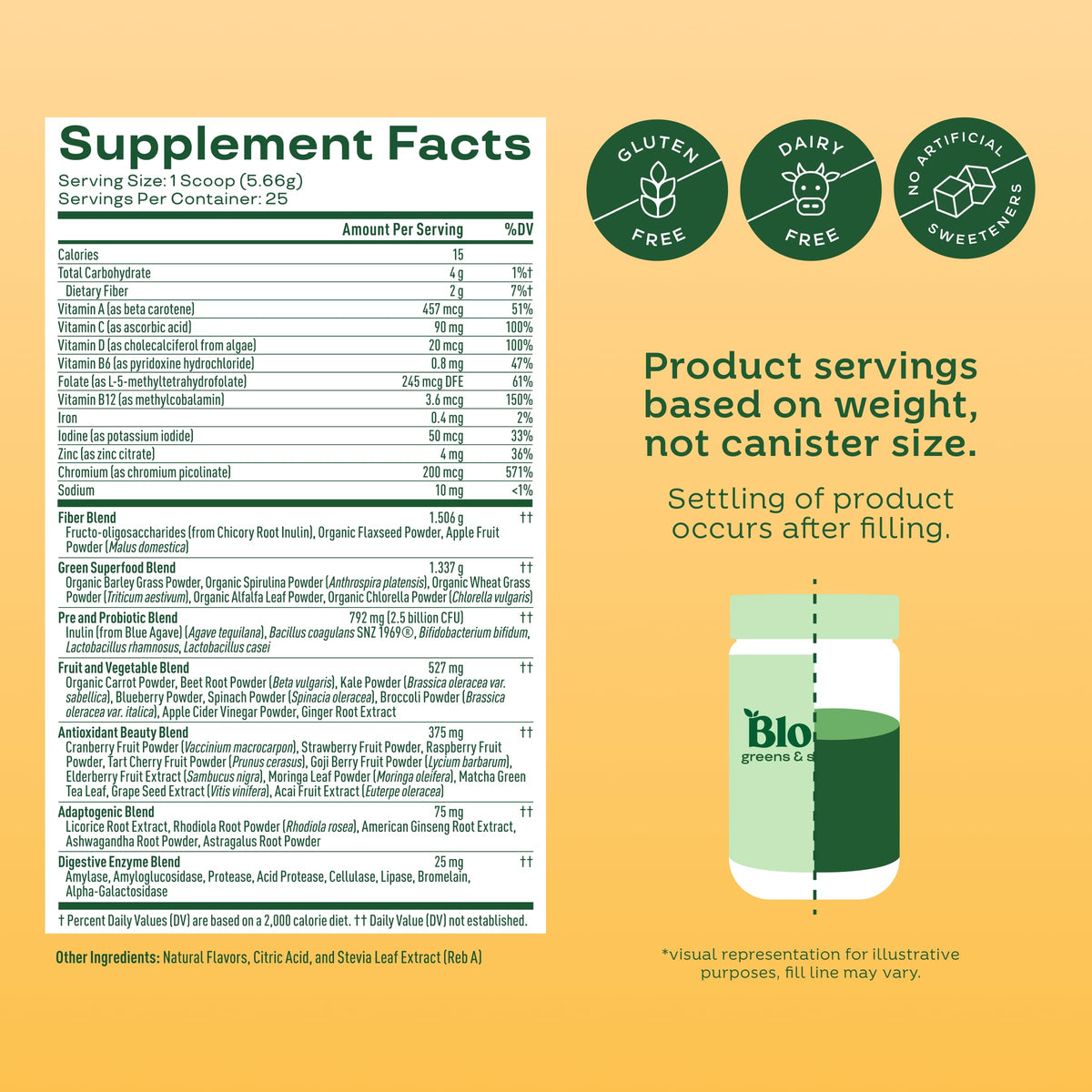 Bloom Nutrition Superfood Greens Powder, Berry, 30 Servings | Digestive Enzymes with Probiotics and Prebiotics, Gut Health, Bloating Relief for Women, Chlorella, Green Juice Mix