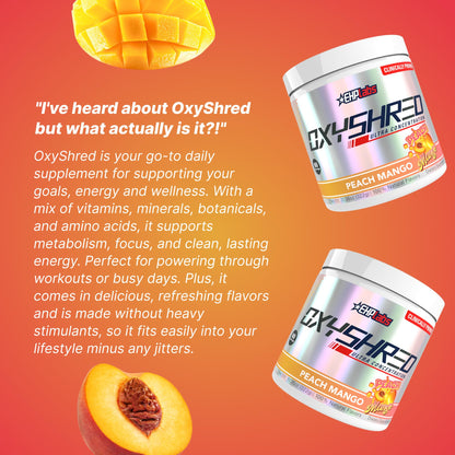 EHP Labs OxyShred Pre Workout Powder - Preworkout Powder with L Glutamine & Acetyl L Carnitine, Energy Boost Drink - Cosmic Blast, 60 Servings