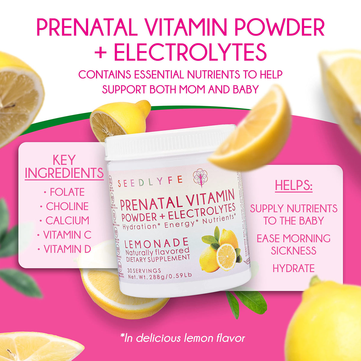 seedlyfe New Mother Postnatal Supplement Care Bundle - Lactation Superfood Smoothie