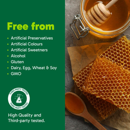 Organika Bee Propolis Tincture 1 oz: Vegan Propolis Extract - Throat and Breathing - Free of Gluten, GMO, & Artificial Flavors - 10 Day Prop Drops Supply