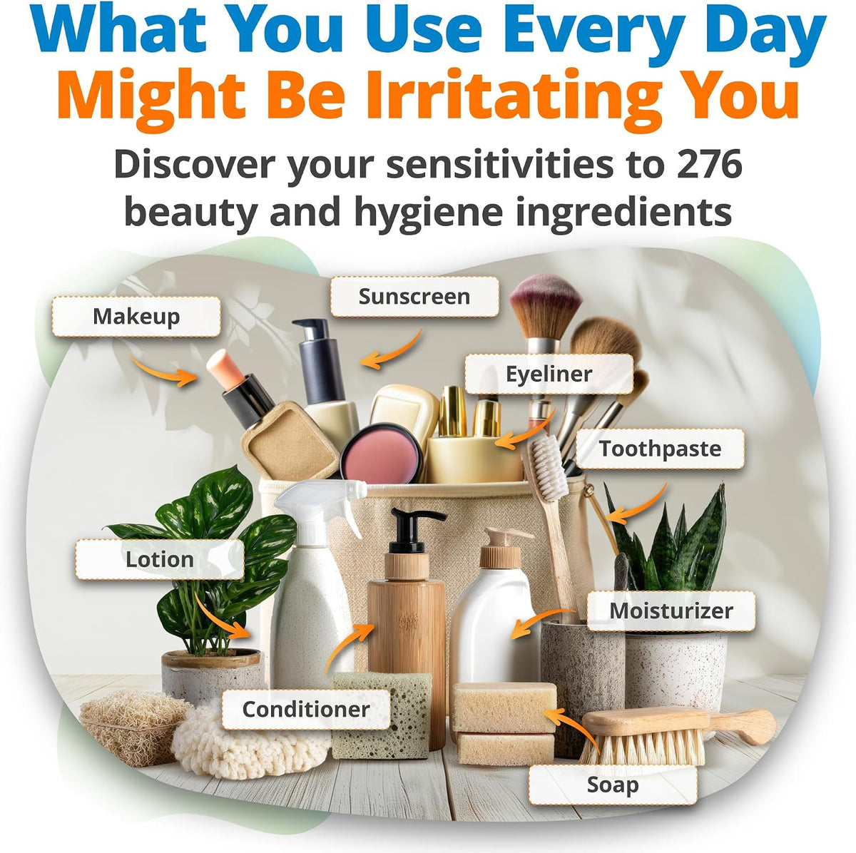 5Strands Gut Health Test + Beauty Hygiene Sensitivity Test Bundle, At-Home Hair Analysis for Adults & Kids, Identify Food Intolerances & Personal Care Ingredient Sensitivities, Results in 4 Days