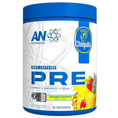 AN Performance Pre-Workout Powder Supplement for Men & Women | Energy Drink Mix with 300mg Caffeine + Beta Alanine + Citrulline | Third-Party Tested | Fruit Punch | 30 Servings