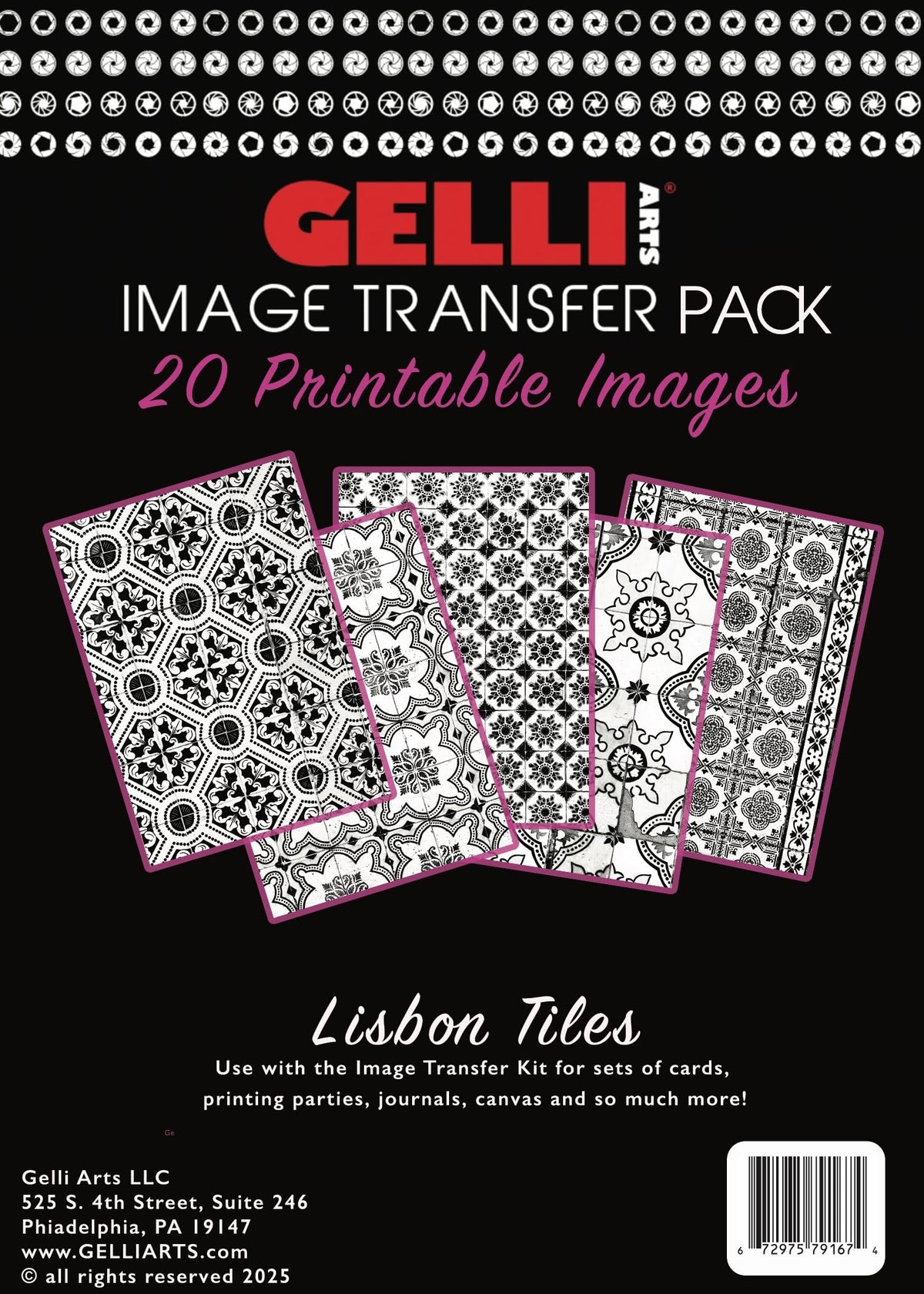 Gelli Arts Image Transfer Printables Wildflowers - 20 Floral Images Included, Use Gel Plates, Great for Teachers and Students of All Ages