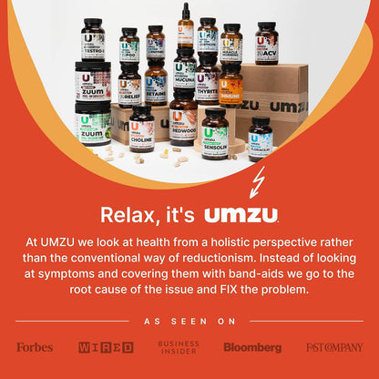 UMZU Ashwagandha Supplement Capsules, 30 Day Supply | Extended-Release Formula, Healthy Stress Response Support, Mood and Calm Support, Cognitive Function, Daily Balance