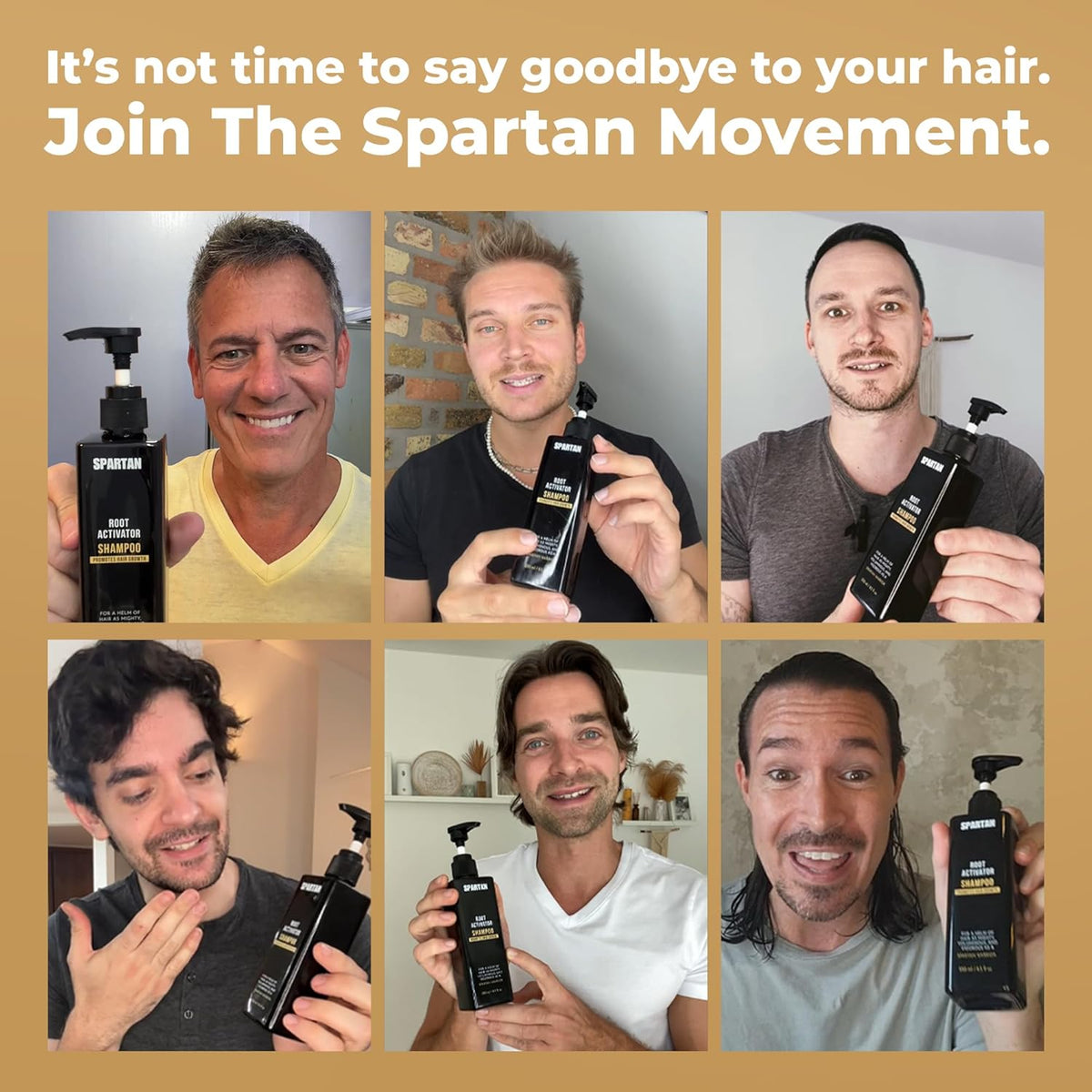 SPARTAN™ Root Activator Shampoo For Men - Hair Growth Shampoo for Hair Loss and Thinning Hair