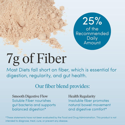 The 'Pause Life Fiber GDX, Chia & Quinoa Blend, Digestive Support, 10.5 OZ | Monk fruit sweetened plant-based fiber with chia, quinoa & ancient grains. Supports energy & digestive health. Gluten free