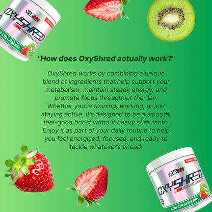 EHP Labs OxyShred Pre Workout Powder - Preworkout Powder with L Glutamine & Acetyl L Carnitine, Energy Boost Drink - Cosmic Blast, 60 Servings
