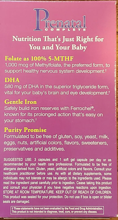 Prenatal Complete with DHA