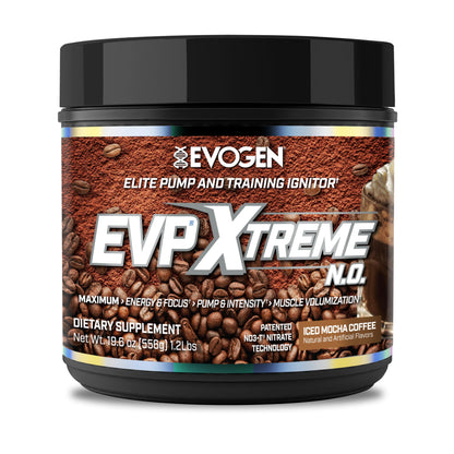 Evogen EVP Xtreme NO Pre-Workout for Men & Women | Sour Candy | 40 Servings | Arginine nitrate, L-citrulline, beta-alanine, creatine and coconut water; caffeine and yohimbe for energy and pumps