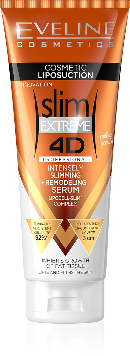 Eveline Slim Extreme 4D Liposuction Body Serum, 8.80 Fluid Ounce