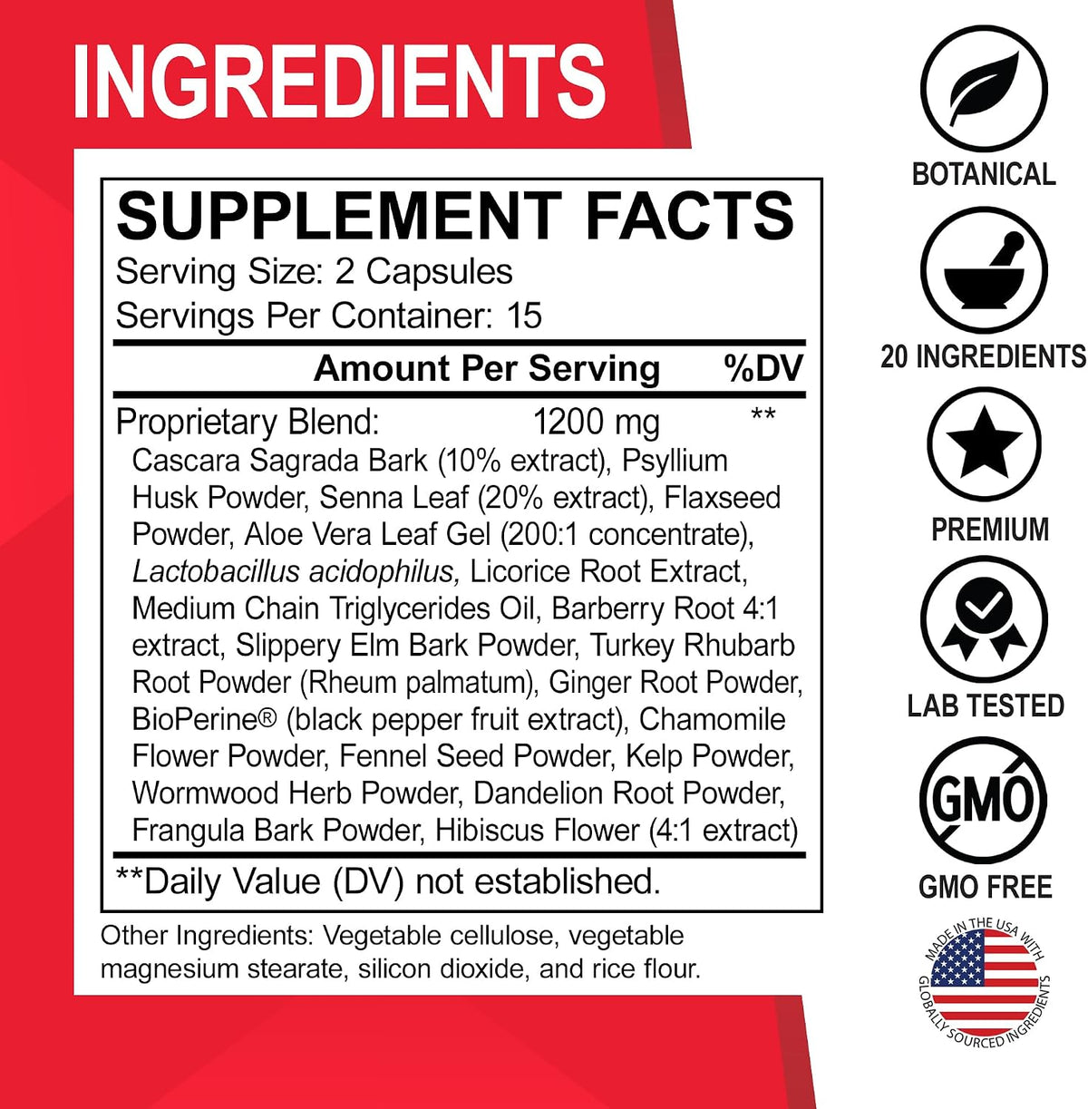 Colon Cleanser Detox for Weight Flush - 15 Day Colon Cleanse Pills Poop for Women Men - Fast Natural Laxative, Bowel Movement Supplements Intestinal Health Body Flush Stomach Bloating Gut Loss Support