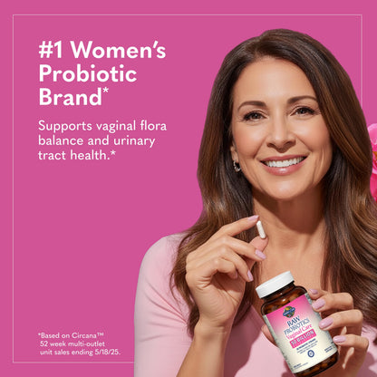 Garden of Life Raw Probiotics for Women's Vaginal Care with Acidophilus, Shelf Stable Probiotic Promotes Yeast Balance, Vaginal, Urinary Tract Health, 30 Vegetarian Capsules | 38 Probiotic Strains, Supports Vaginal & Urinary Tract Health, Vegetarian, Shel