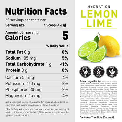 Kaged Sugar Free Hydration | 5 Key Electrolytes | Coconut Water | Tastes Amazing | 60 Servings