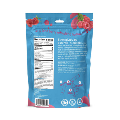 Organika Daily Electrolytes Powder Variety Pack with Vitamin C & Prebiotic Fiber – 21 Single-Serve Sachets (Lemonade, Raspberry, Pineapple Passion Fruit), Sugar-Free, Caffeine-Free