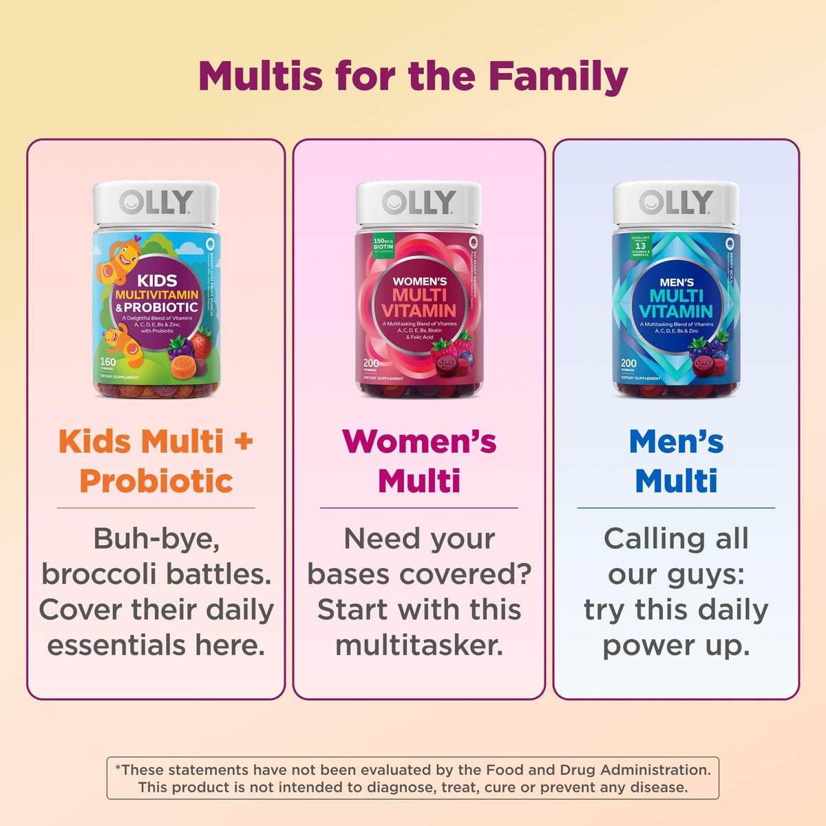 OLLY Kids Multivitamin & Probiotic Gummy, Digestive Support - 70 Count