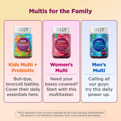 OLLY Kids Multivitamin & Probiotic Gummy, Digestive Support - 70 Count