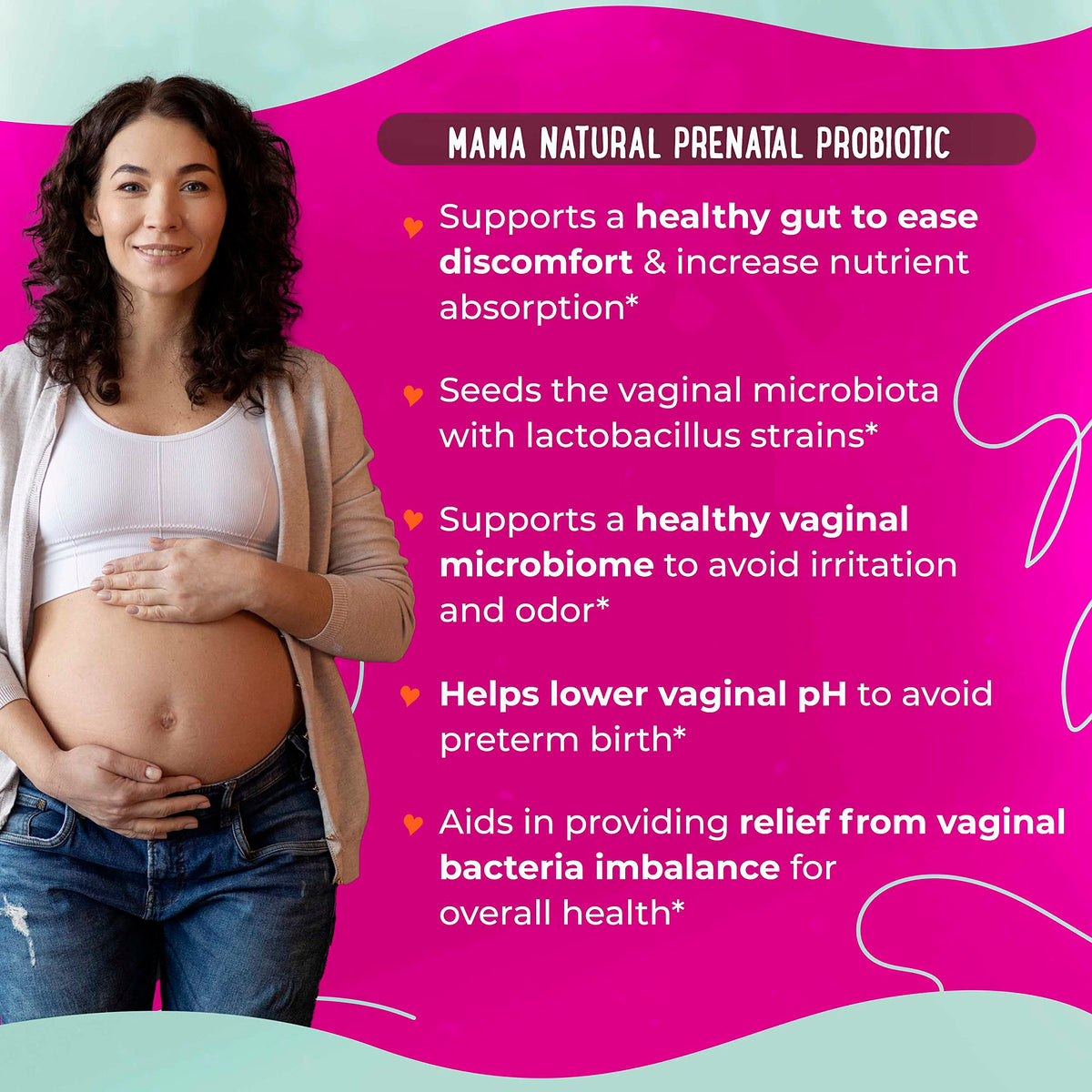 Premium Prenatal Bundle of 2 - Organic Prenatal Multi & Natural Probiotics - Essential Nutrition for Women