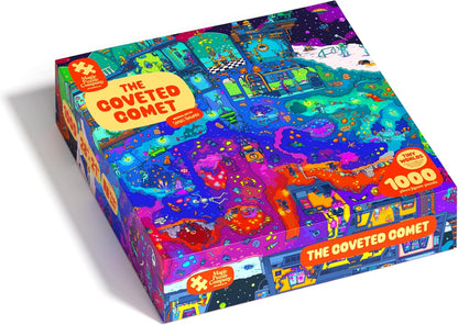 Magic Puzzle Company Series 5 Bundle • 3-Pack of 1000-Piece Jigsaw Puzzles | Includes The Drippy Trip, The Golden Goose & The Coveted Comet. Original handmade art. Mind-blowing magic ending. No dust.