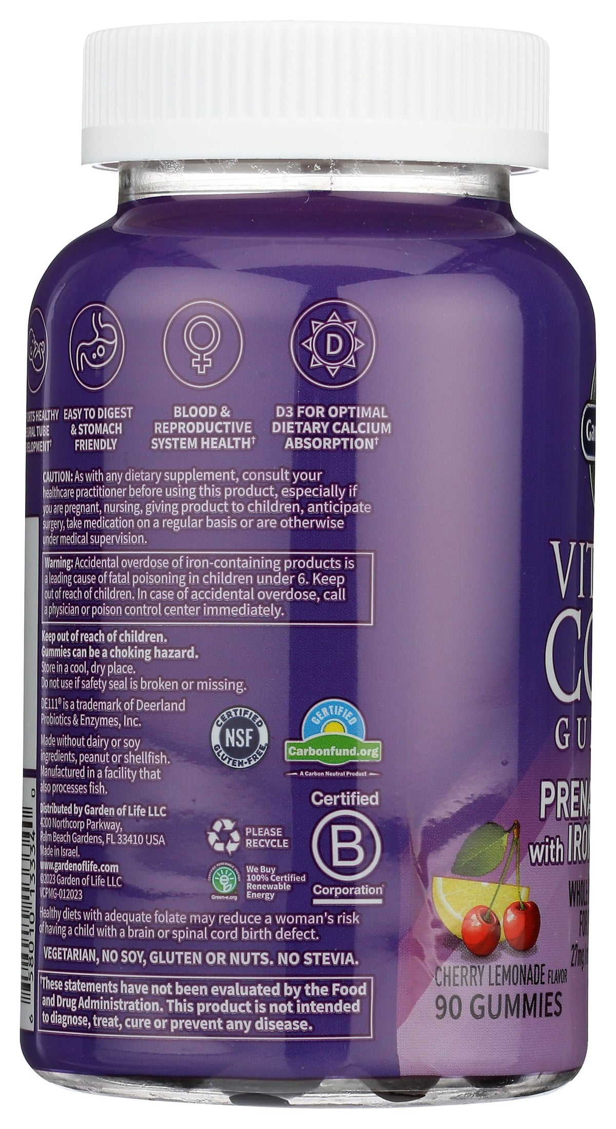 Garden Of Life Vitamin Code Prenatal Multi Gummies, 90 CT
