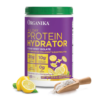 Organika Raspberry All Day Protein Hydrator, 22.93 OZ