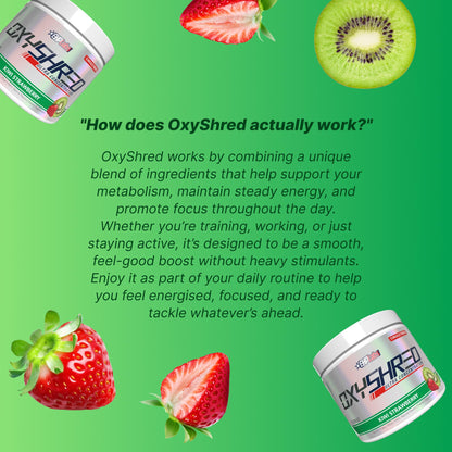 EHP Labs OxyShred Pre Workout Powder - Preworkout Powder with L Glutamine & Acetyl L Carnitine, Energy Boost Drink - Cosmic Blast, 60 Servings