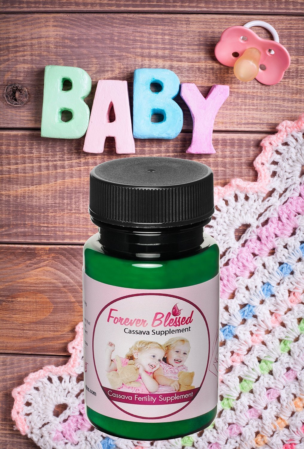 Cassava Twins 1 Month Supply Organic Cassava Root - Fertility Supplement for Twins
