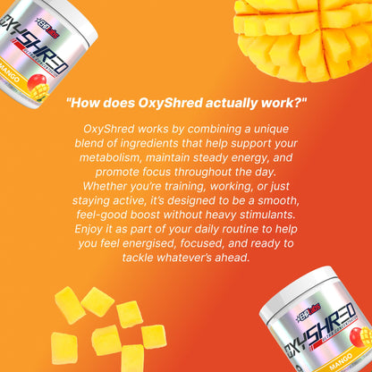 EHP Labs OxyShred Pre Workout Powder - Preworkout Powder with L Glutamine & Acetyl L Carnitine, Energy Boost Drink - Cosmic Blast, 60 Servings