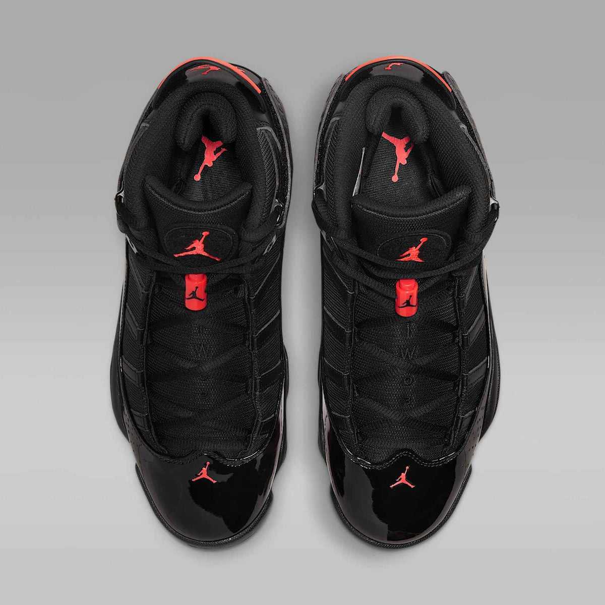 Nike Air Jordan 6 Rings 322992 064, Men's Fashion Shoes, 10.5 Black, Black/Infrared 23-black