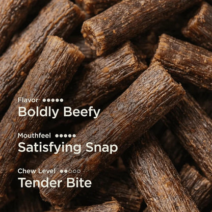 Lineage Provisions Grass Fed Beef Sticks, 3-Pack | Ancestral recipe with 16g protein per oz, air dried high protein snack for energy and everyday snacking.