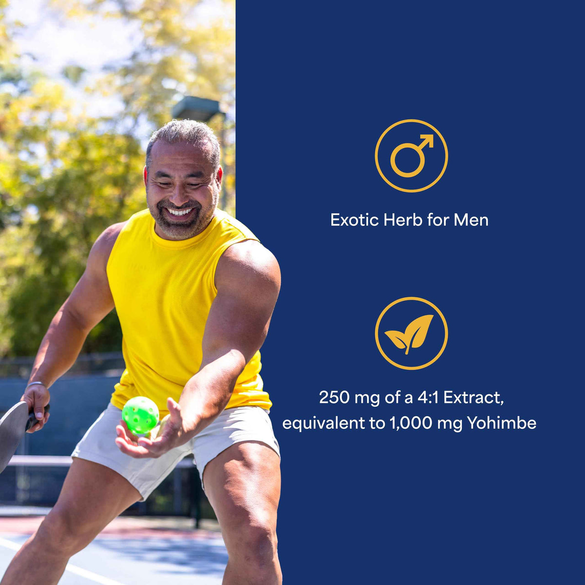 Puritan's Pride Yohimbe Exotic Herb for Men 250 mg (1000mg Equivalent), Dietary Supplement, 50 Rapid Release Capsules