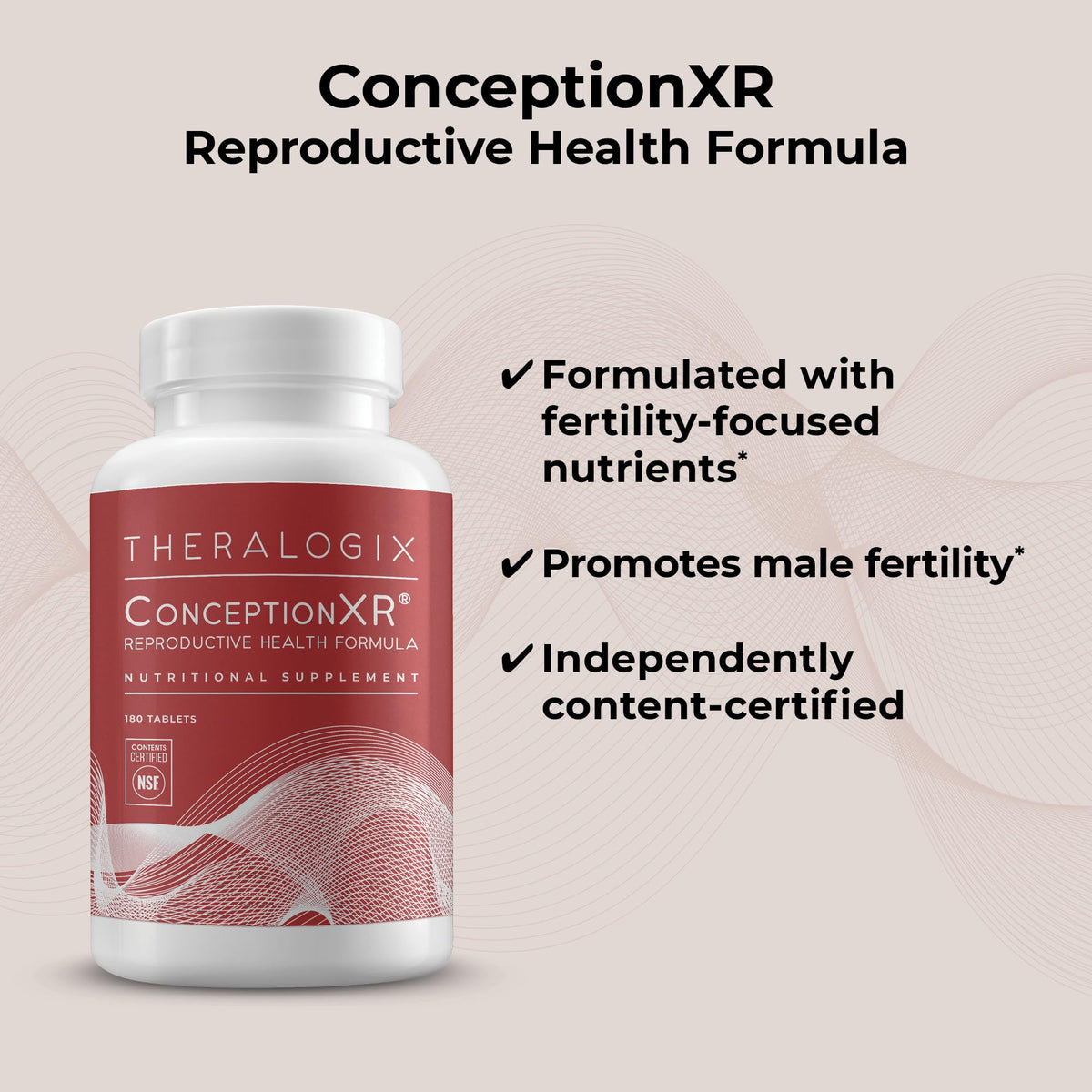 TheraNatal Core + ConceptionXR Reproductive Health Formula Bundle - Preconception Vitamin