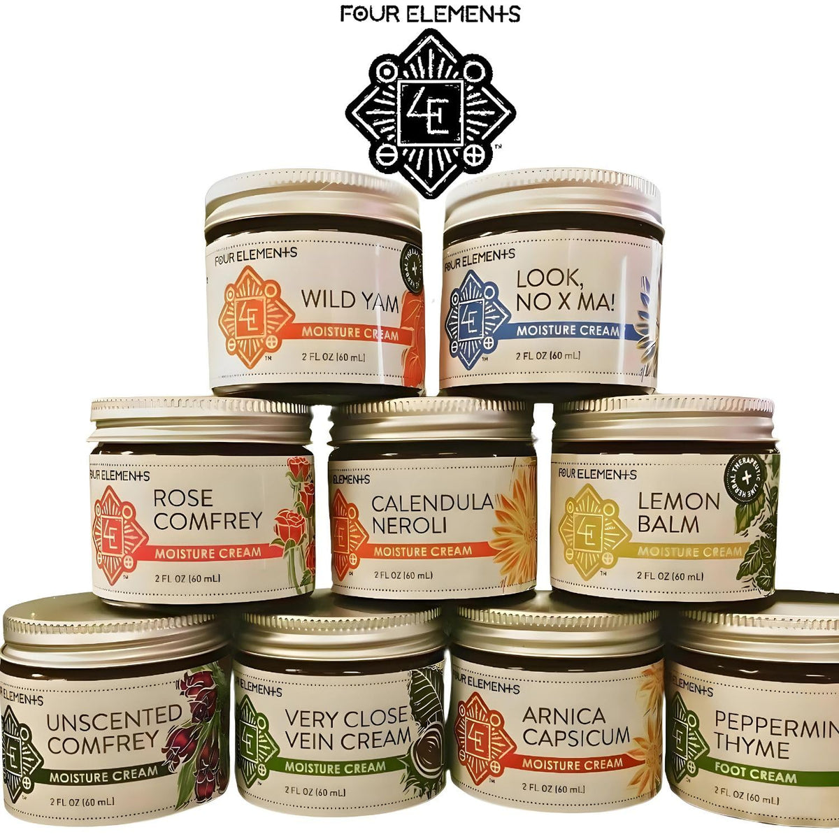 Four Elements 4E Wild Yam Organic Balancing Cream for Women -1st Place Winner