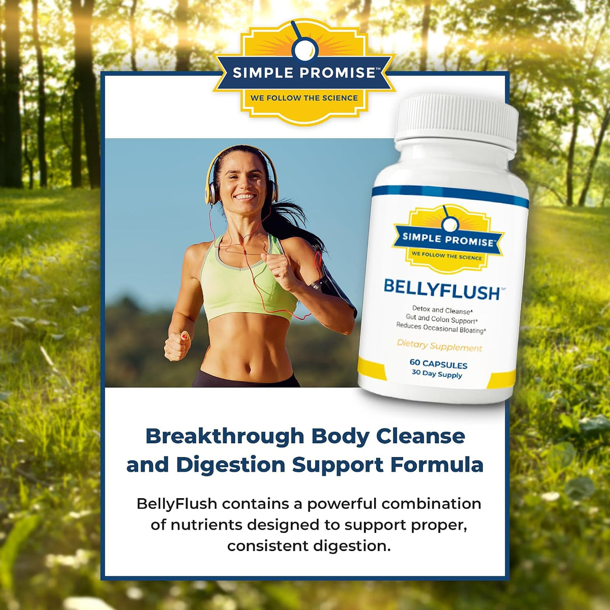 BellyFlush and Consti-Slim Bundle - Gut Support - Bentonite Clay, Psyllium | Dual Digestive Formula, For Comfortable Regularity, With Psyllium Husk and Milk Thistle, Two of Each Daily