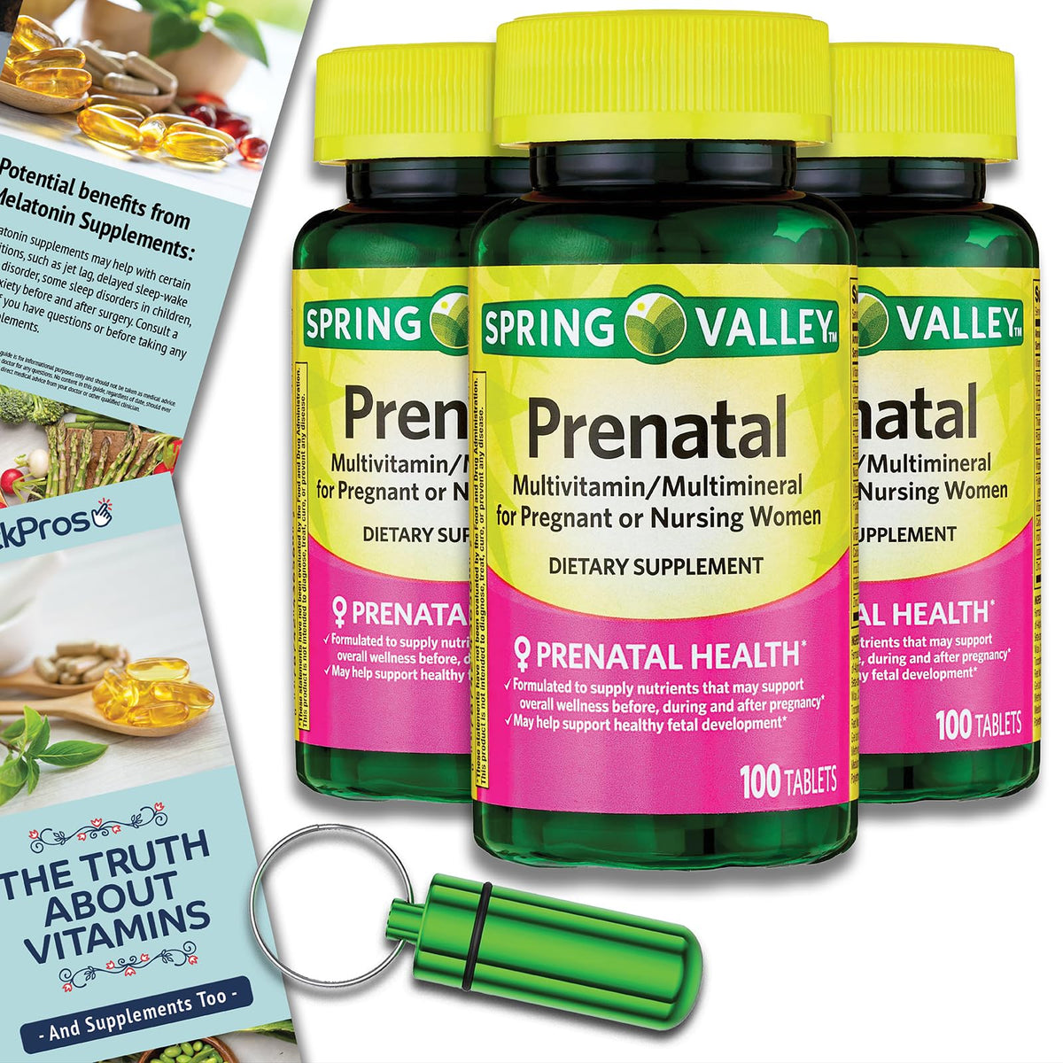 Spring Valley Prenatal Multivitamin/Multimineral for Pregnant and Nursing Women Dietary Supplement 