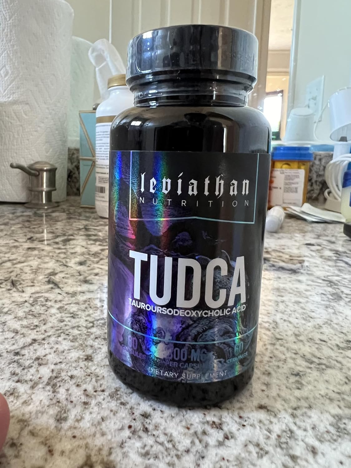 Leviathan Nutrition TUDCA Bile Salts 300mg - Tudca (Tauroursodeoxycholic Acid) Supplement 60 Capsules