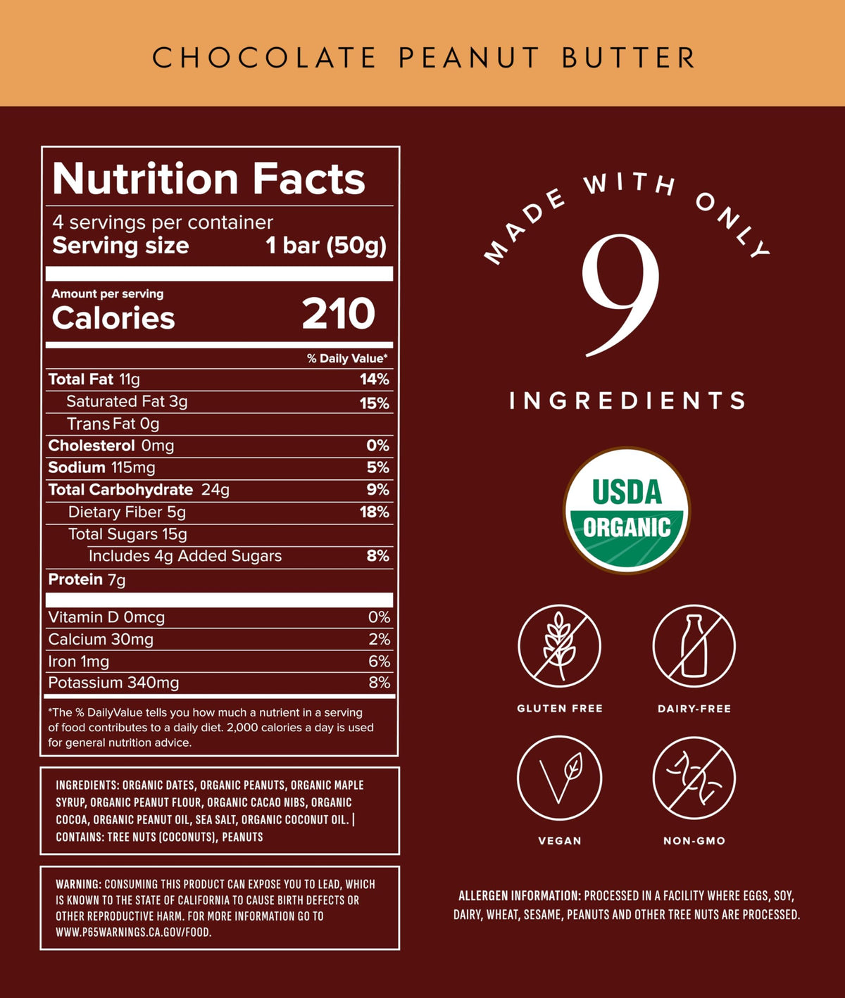 Truvani Plant Based Snack Bars | Variety | 12 Pack | Vegan | 5-8g Protein | USDA Organic and Vegan | Dairy, Soy, and Gluten Free | Individually Wrapped