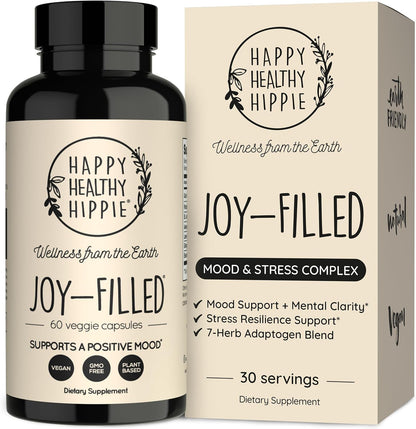 Joy-Filled Mood Support Supplement + St. John's Wort, Plant-Based, 60 Ct